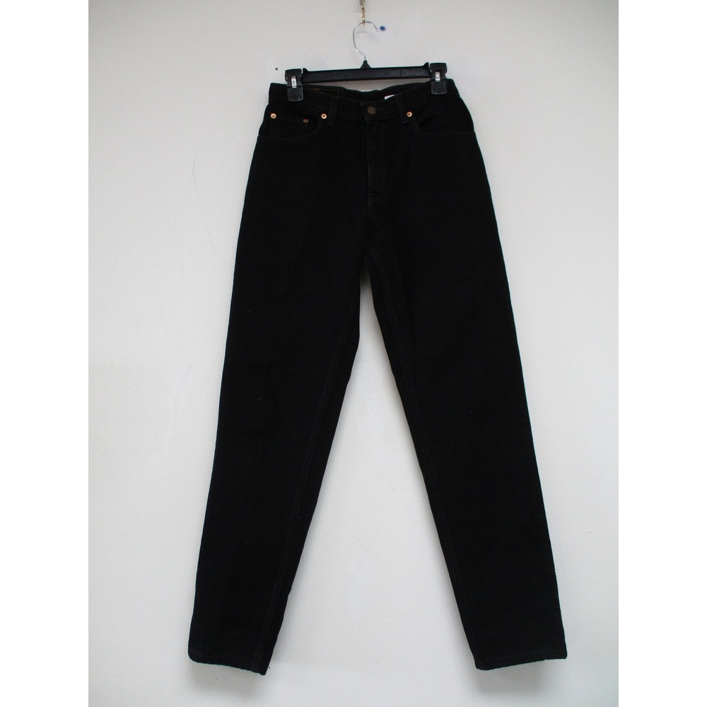 Levi's Jeans Juniors 7 Black Vintage 550 Relaxed Fit Tapered Leg High Rise
